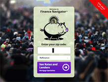 Tablet Screenshot of financenavigator.com